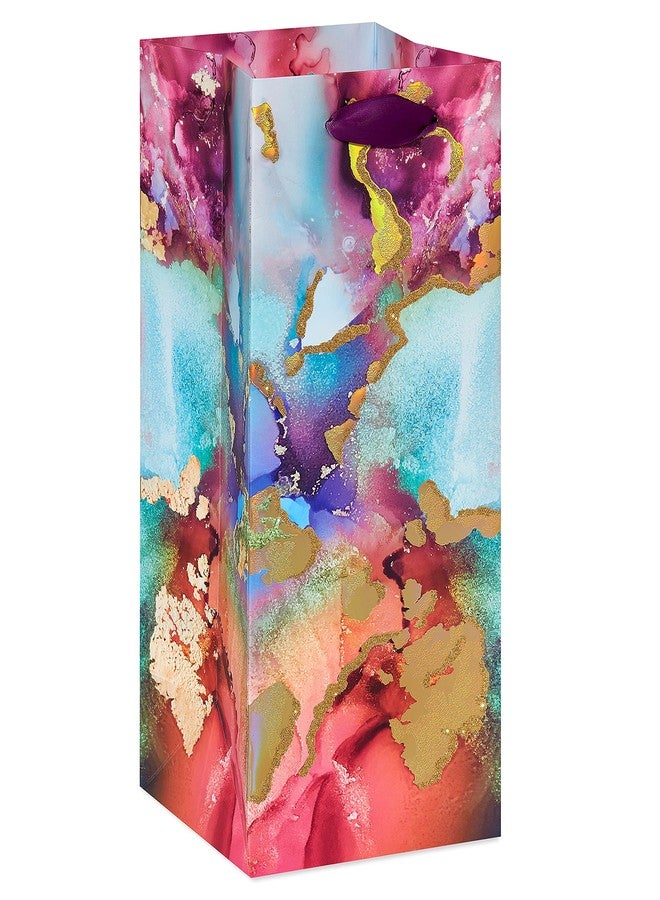 Papyrus 14" Wine Gift Bag (Galaxy) for Birthdays, Weddings, Bridal Showers and All Occasions (1 Bag) - Image 2